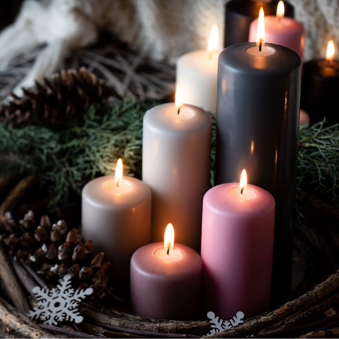 Výběr svíček na adventní věnec